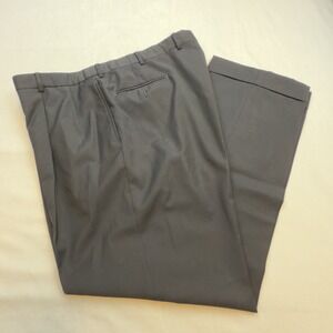 Brooks Brothers Loro Piana Italy Wool Slacks Mens‎ Pleated Cuffed Trousers Pants
